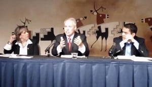 A screen shot from the forum video.