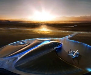 A conceptual drawing of Spaceport America. (Courtesy photo)