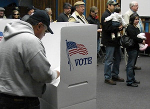 Election Day in Las Cruces in 2007.