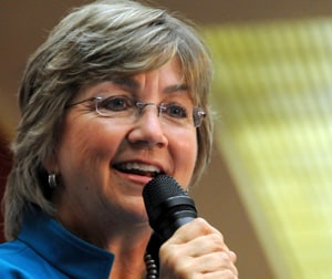 Former Lt. Gov. Diane Denish (Photo by Heath Haussamen)