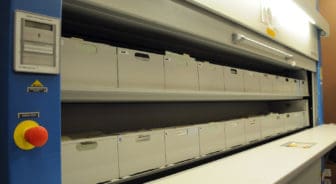 Dona Ana County's voter file, which is housed in a locking, fireproof vault. Staff in the clerk's office have to access the file to do their jobs. That’s one reason Clerk Lynn Ellins advocates for New Mexico joining 46 other states in not asking for people's full Social Security numbers when they register to vote.