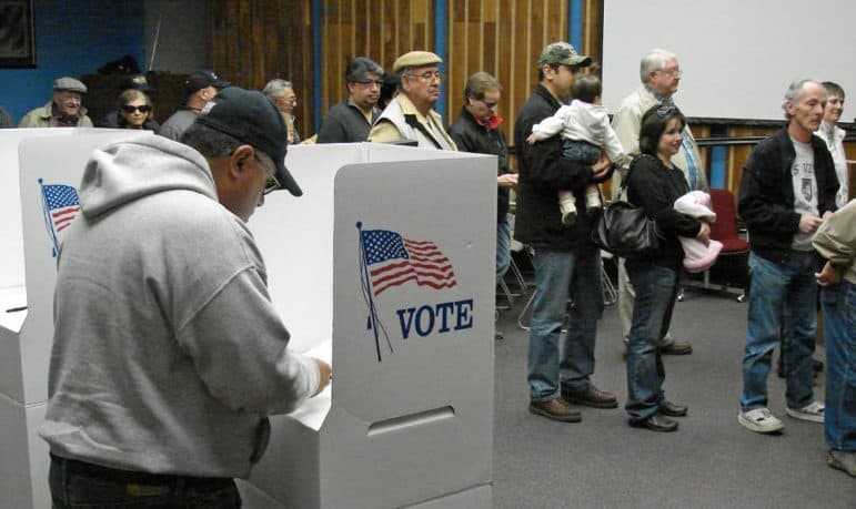 Election Day in Las Cruces in 2007.