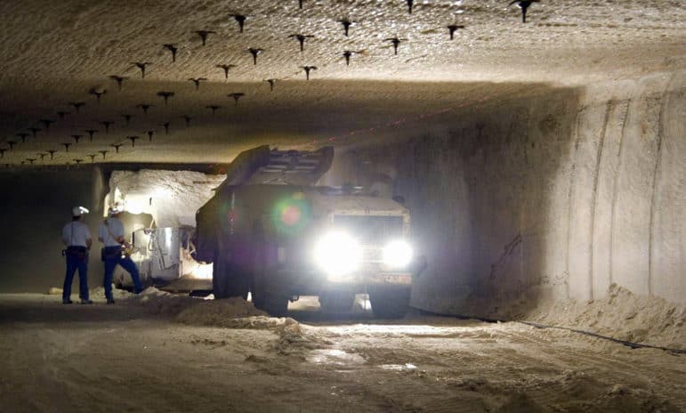 A scene from the salt beds deep underground at the Waste Isolation Pilot Plant near Carlsbad. The DOE has estimated the cost of restoring WIPP to working order at $500 million, with an eye on resuming some activities by early 2016. But this month WIPP’s manager acknowledged that reopening is going to take longer and cost more than originally announced.